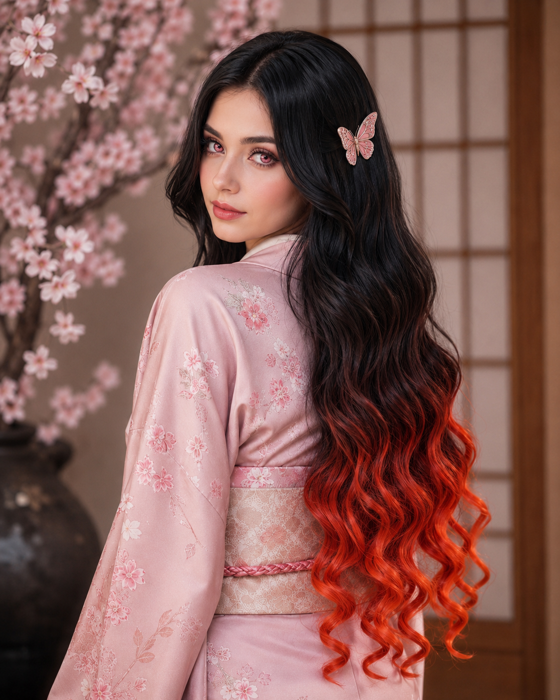 Demon Flame Ombré HD Lace Wig