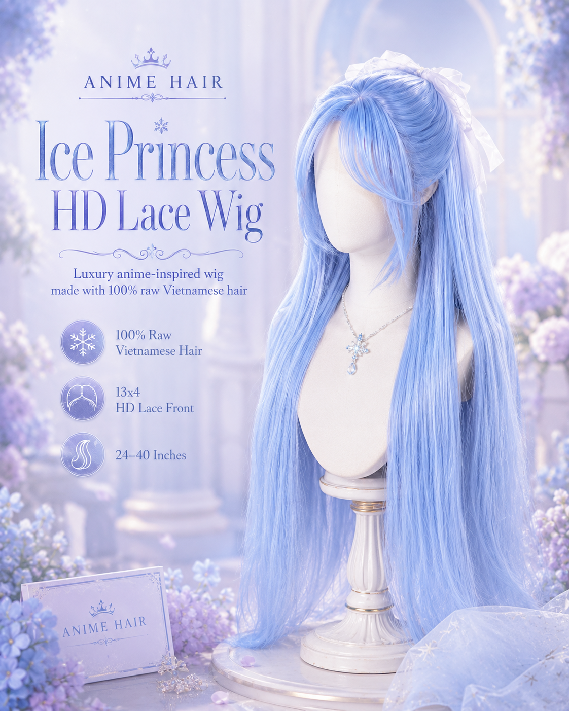 Ice Princess HD Lace Wig Design
