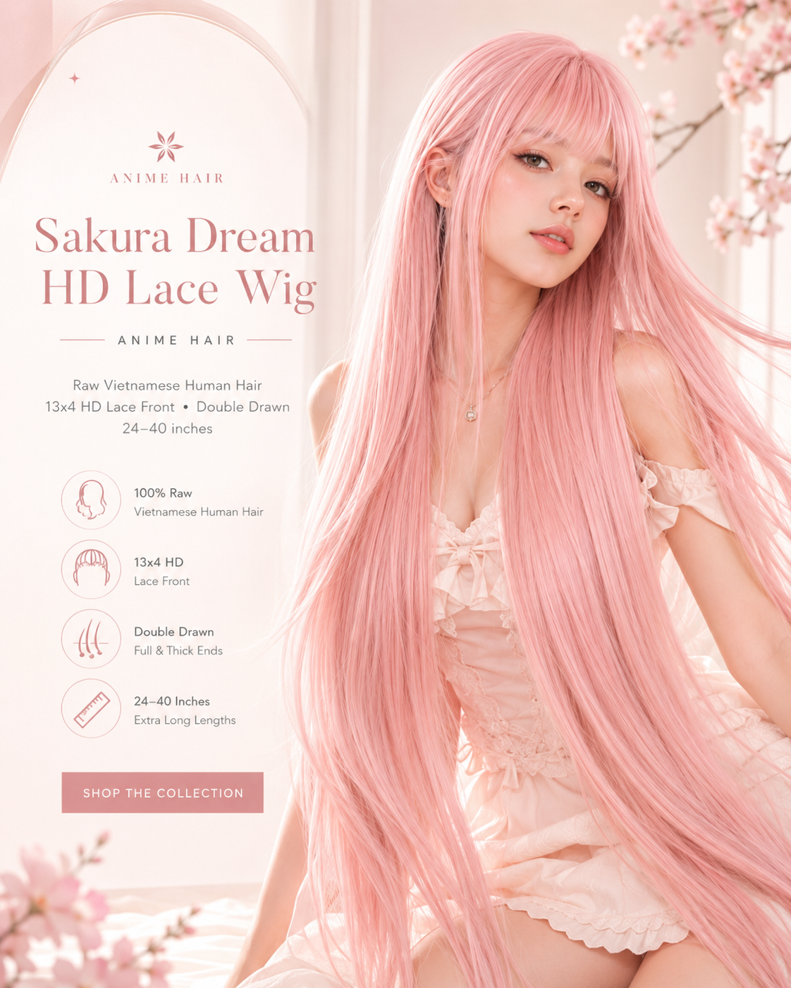 Sakura Dream HD Lace Wig